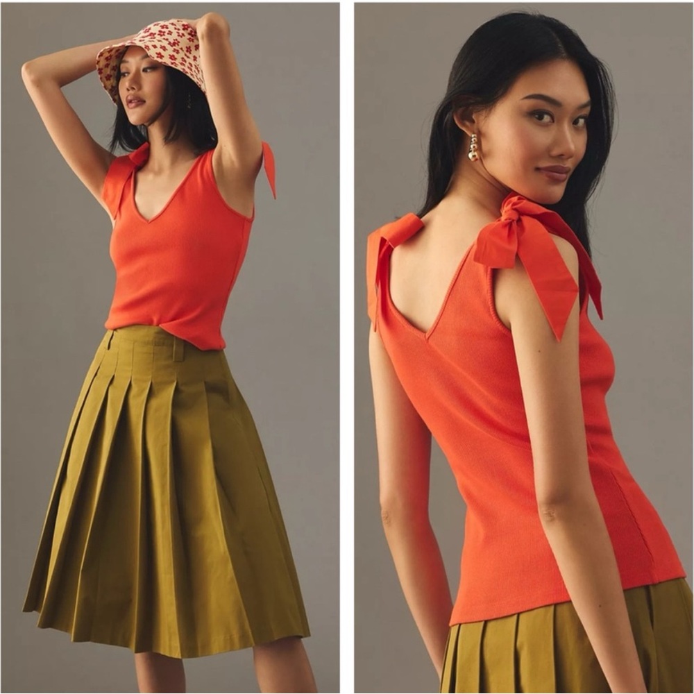 Maeve by Anthropologie. Rafaela bow-tie tank size Medium